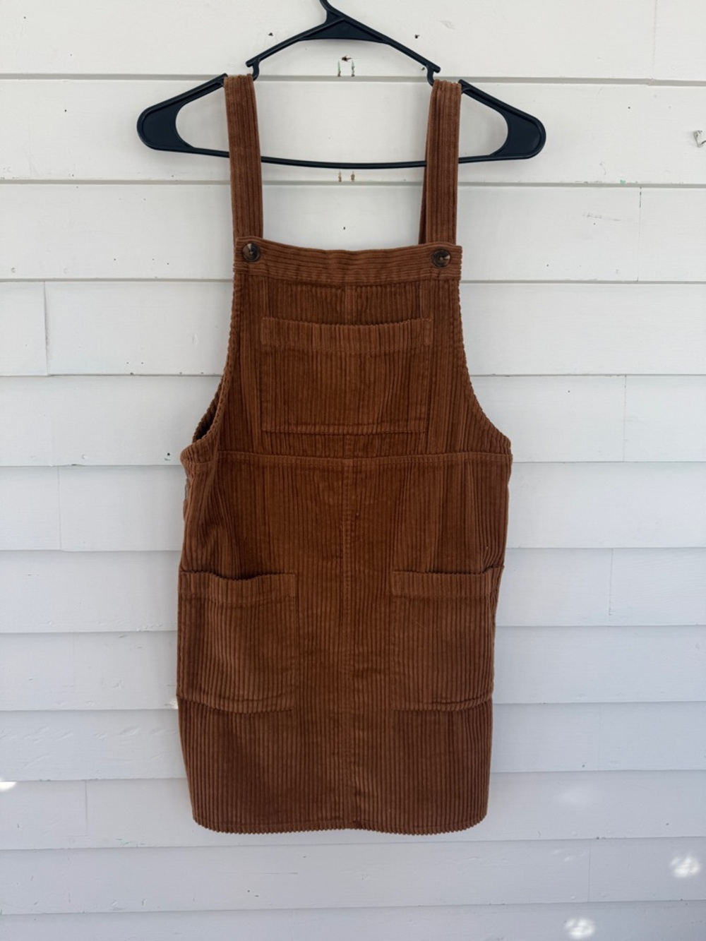 wild fable Brown Corduroy Pinafore Dress